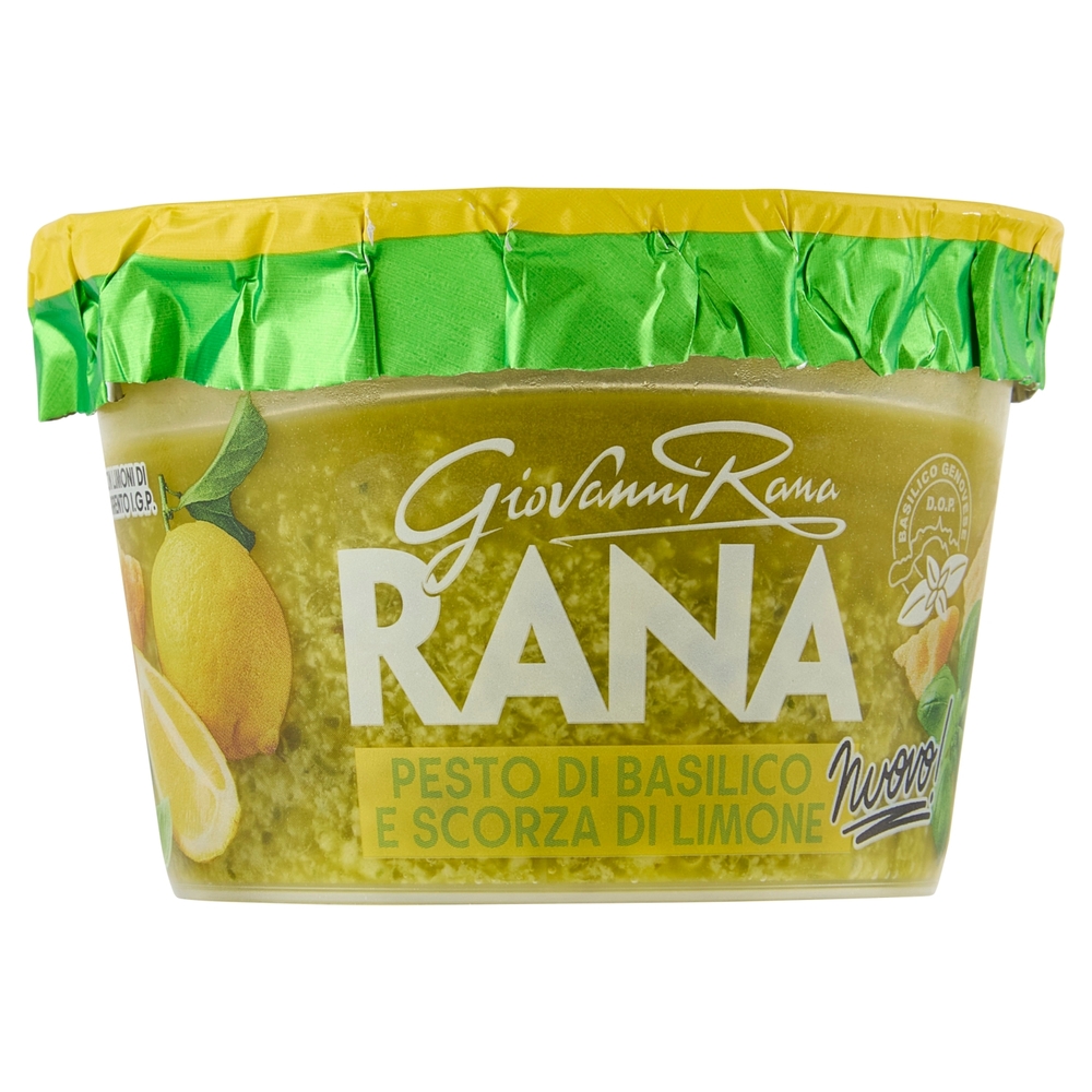 Giovanni Rana Pesto di Basilico e Scorza di Limone Pesto Fresco 130 g